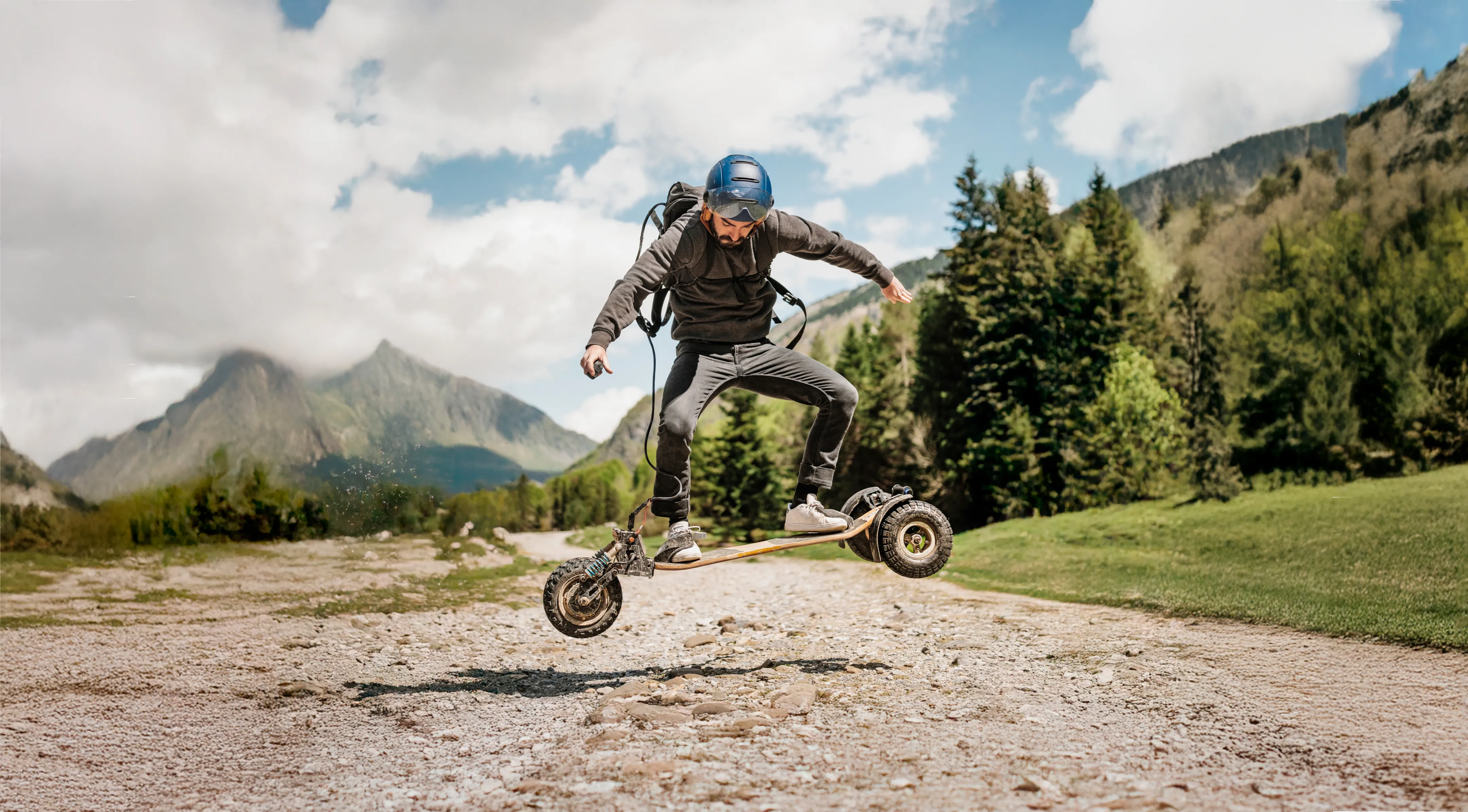 Montaña tricks longboard eléctrico Sternboard figuras acrobacias altitud técnica